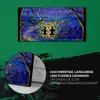 Leinwand Uhr Küche Wohnzimmer Bild 60x30 Kunst Paar auf Produktbild-Vorschau 5