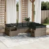The Living Store 10-tlg. Garten-Sofagarnitur mit Kissen Produktbild-Vorschau 2