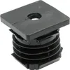 Lamellenstopfen mit Gewindeloch M10 40 x 40 mm schwarz Produktbild-Vorschau 2