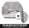 Bettwäsche 140x210cm 4teilig Grün Weiß Wendebettwäsche Set Produktbild-Vorschau 9
