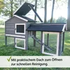 zooprinz Hasenstall Kaninchenstall Dream Grey | mit Auslauf Produktbild-Vorschau 6