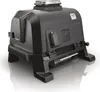 A black electric grill with a silver top detail, shown from a front-side angle on a white background. Voir les images du produit
