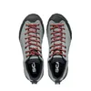 Wanderschuhe "Mojito Trail GTX Wmn WIDE" von Scarpa in Grau mit roten Schnürsenkeln. Produktbild-Vorschau