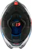 Bogotto FF404 Ezion Klapphelm, schwarz matt/weiß/rot/blau, Produktbild-Vorschau 8