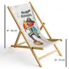 Kinder Holz-Liegestuhl Personalisierbar Klappbar Produktbild-Vorschau 2