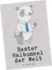 Mr. & Mrs. Panda Postkarte Panda Bester Halbonkel der Welt Produktbild-Vorschau 1