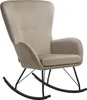 tectake® Schaukelstuhl  Swing 70 x 93 x 100 cm, Produktbild-Vorschau 1
