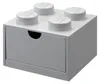 Pudełko na przybory do pisania LEGO 4 z szufladą - szare Podgląd zdjęcia produktu 7