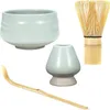 Bambus Teebesen, Matcha-Schneebesen, 4er Set, mit Produktbild-Vorschau 1