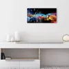 DEQORI Glasuhr 60x30 cm Römisch 'Farbige Rauchschwaden' Produktbild-Vorschau 3