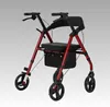 Wollex Rollator Rot leicht faltbar mit Sitz und Produktbild-Vorschau 3