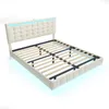 ProximaX Polsterbett 160x200 cm – Doppelbett mit LED, USB & Produktbild-Vorschau 9
