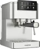 A stainless steel espresso machine with a touch display. Produktbild-Vorschau
