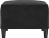 vidaXL Fußhocker Schwarz 70x55x41 cm Samt Produktbild-Vorschau 4