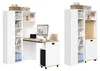 2-in-1 klappbarer Schreibtisch mit Bücherregal, Steckdose & Produktbild-Vorschau 9