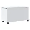 vidaXL Truhe mit Rollen ALTA Weiß 73x39,5x43 cm Massivholz Produktbild-Vorschau 7