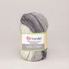 A ball of yarn with a label. Produktbild-Vorschau