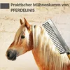 Mähnenkamm für Pferd Esel aus Metall mit stabilem Holzgriff Produktbild-Vorschau 8