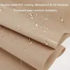 Topchances Bâche PVC transparente avec oeillets Rideaux de Voir les images du produit 4