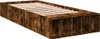 vidaXL Bettgestell Räuchereiche 100x200 cm Holzwerkstoff Produktbild-Vorschau 3