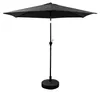 Aga Ombrellone da giardino inclinabile 250 cm Grigio scuro Anteprima dell’immagine prodotto 3