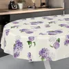 Tischdecke Fotoprint Flieder Blume Lila Oval 220x140cm Produktbild-Vorschau 2