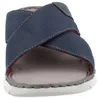 RIEKER 25250-14 Herren Pantolette blau Textil - Größe: 42 Produktbild-Vorschau 5