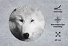MuchoWow® Mauspad Mousepad In der Nähe Ansicht Wolf in Produktbild-Vorschau 2