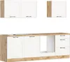 Held Möbel Küchenzeile ohne Geräte Lübeck 240 cm weiß matt Produktbild-Vorschau 2