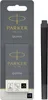 Parker 1950402 Parker Tintenpatrone QUINK Schwarz 5 Stück Voir les images du produit 2