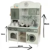 Cuisine en bois MDF LULILO Saliko avec machine à expresso Voir les images du produit 6
