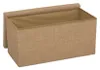 Länglicher faltbarer Pouf JUTA, 31 x 31 cm Produktbild-Vorschau 11