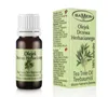 A bottle of tea tree oil and its packaging are displayed against a white background. Produktbild-Vorschau