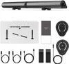 A collection of product images showing a soundbar and its accessories, including packaging, cables, and mounting hardware. Produktbild-Vorschau