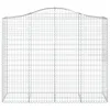 Gabionen mit Hochbogen 15Stk. 200x50x160/180cm Verzinktes Produktbild-Vorschau 4