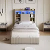 UnboxG Polsterbett 90x200 cm mit 2 Schubladen, Bett mit Produktbild-Vorschau 12