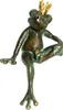 Bronzefigur Wasserspeier Froschkönig Martin 18cm Produktbild-Vorschau 2