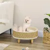 PawHut Hundebett, Erhöhtes Hundeliege mit Kissen, Produktbild-Vorschau 2