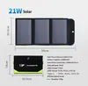 ALLPOWERS Solar Powerbank 10000mAh 21W faltbares Solarpanel Produktbild-Vorschau 6
