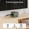 VOOMY 8-in-1 Heim Mehrfachsteckdose mit 20W USB-C – 4-Fach, Produktbild-Vorschau 2