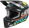 O'NEAL Kinder Motocross Helm 3SRS Rancid , Schwarz Weiß, XL Produktbild-Vorschau 1