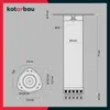 KOTARBAU® 4er Set Tischbeine Stahl Aluminium Tischfuß  Produktbild-Vorschau 7