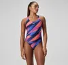 SPEEDO Womens Allover Digital Powerback Blau/Pink 38 Produktbild-Vorschau 5