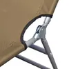 vidaXL Lehátko Skládací polštář Nastavitelné opěradlo Taupe Náhled obrázku produktu 5