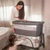Lorelli LAYLA 2v1 prístavná postieľka & ohrádka – 7 výšok, Náhľad obrázku produktu 13