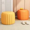 Pouf en cuir, pouf en cuir, repose-pieds, mousse hautement Voir les images du produit 5