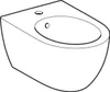 Geberit 502825001 Acanto Wandbidet, mit Überlauf Produktbild-Vorschau 2
