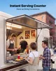Okienko sprzedażowe VEVOR do food trucków, wymiary 1220 x Podgląd zdjęcia produktu 3