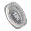 STARPAK Aluminium-Servierplatte oval 430 x 290 mm silber 10 Produktbild-Vorschau 2