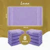 Zestaw 8 ręczników łazienkowych Lavea® 50x100 cm - Elena, Podgląd zdjęcia produktu 7
